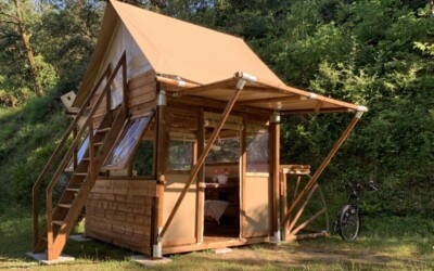 Cabane sur pilotis Forêt 2p.